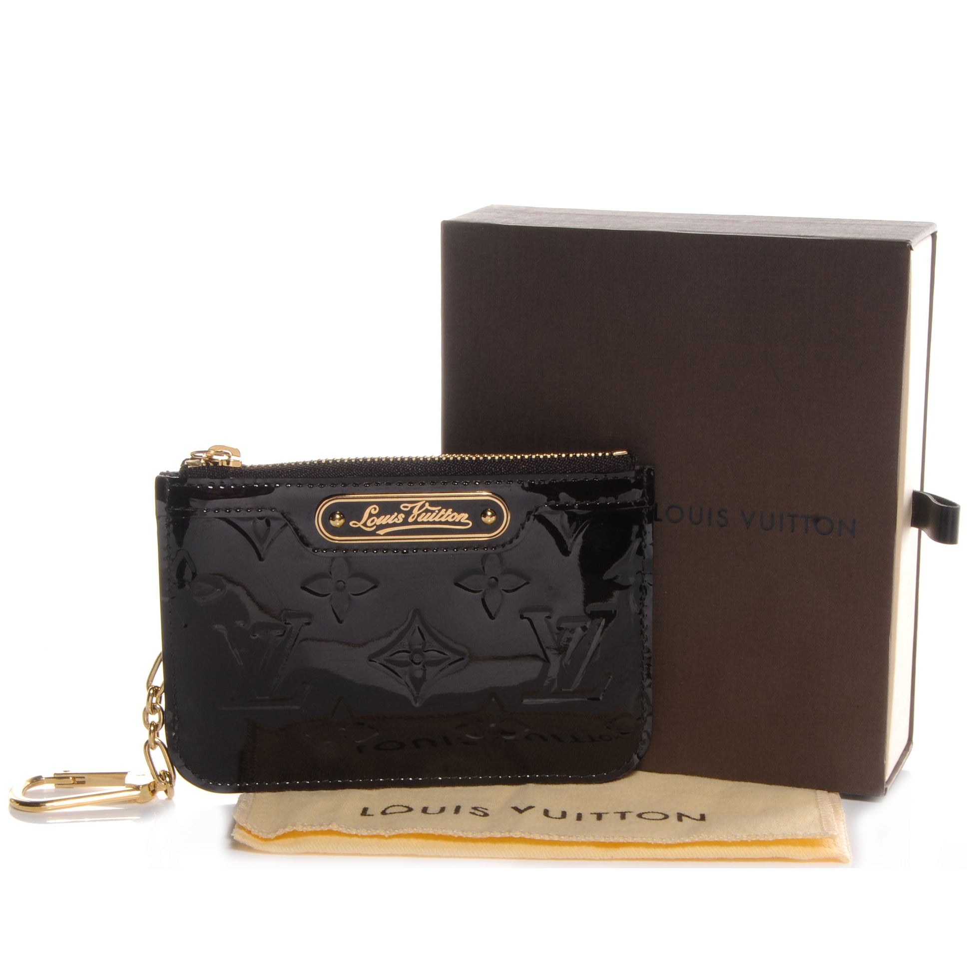 Louis Vuitton Vernis Key Pouch Amarante 5 of 8