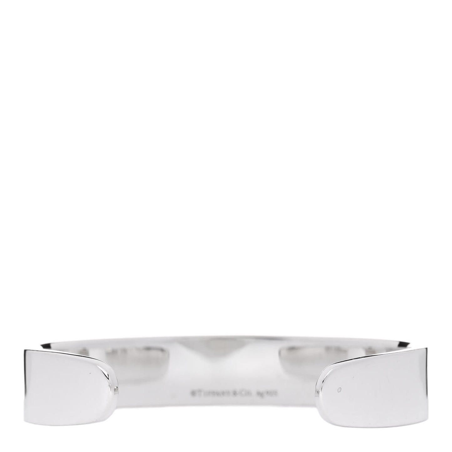 Sterling Silver Diamond Return To Tiffany Narrow Cuff Bracelet