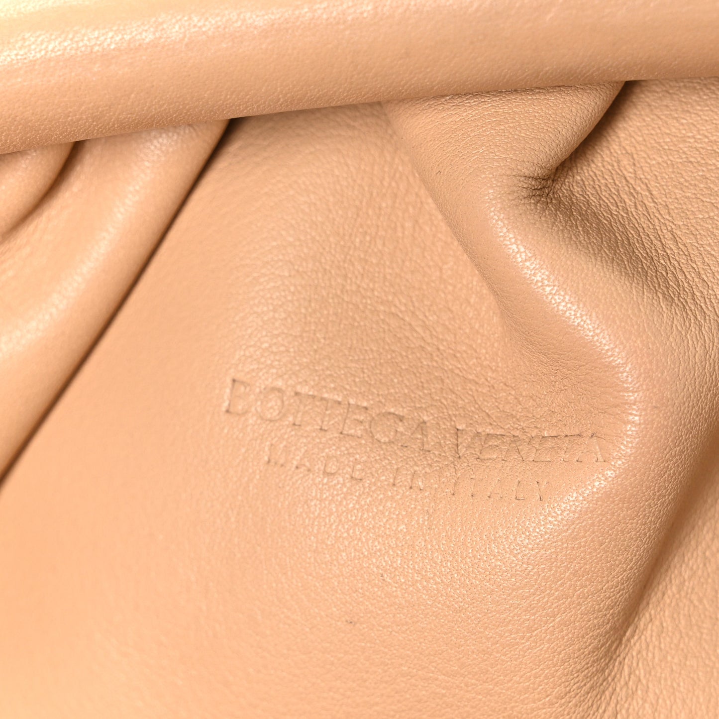 Butter Calfskin The Mini Pouch Almond