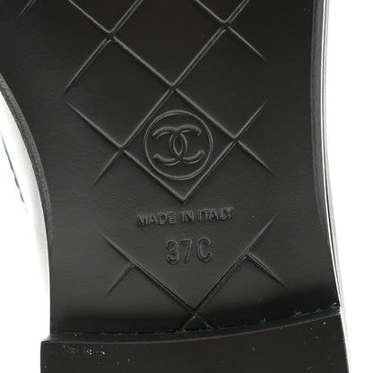 Chanel Lambskin Quilted CC Turnlock Loafers 37 Black 7 of 8