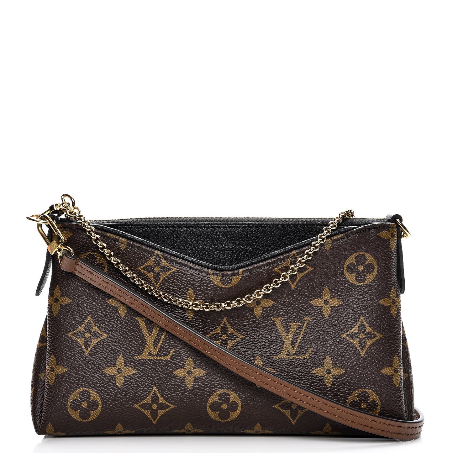 Monogram Pallas Clutch Black