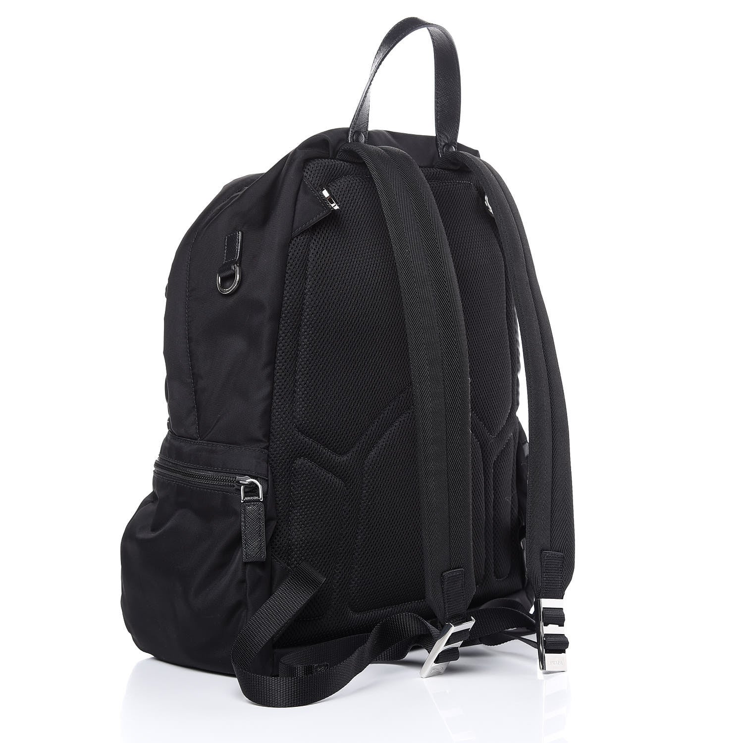 Prada Nylon Montagna Saffiano Day Backpack Black 3 of 10
