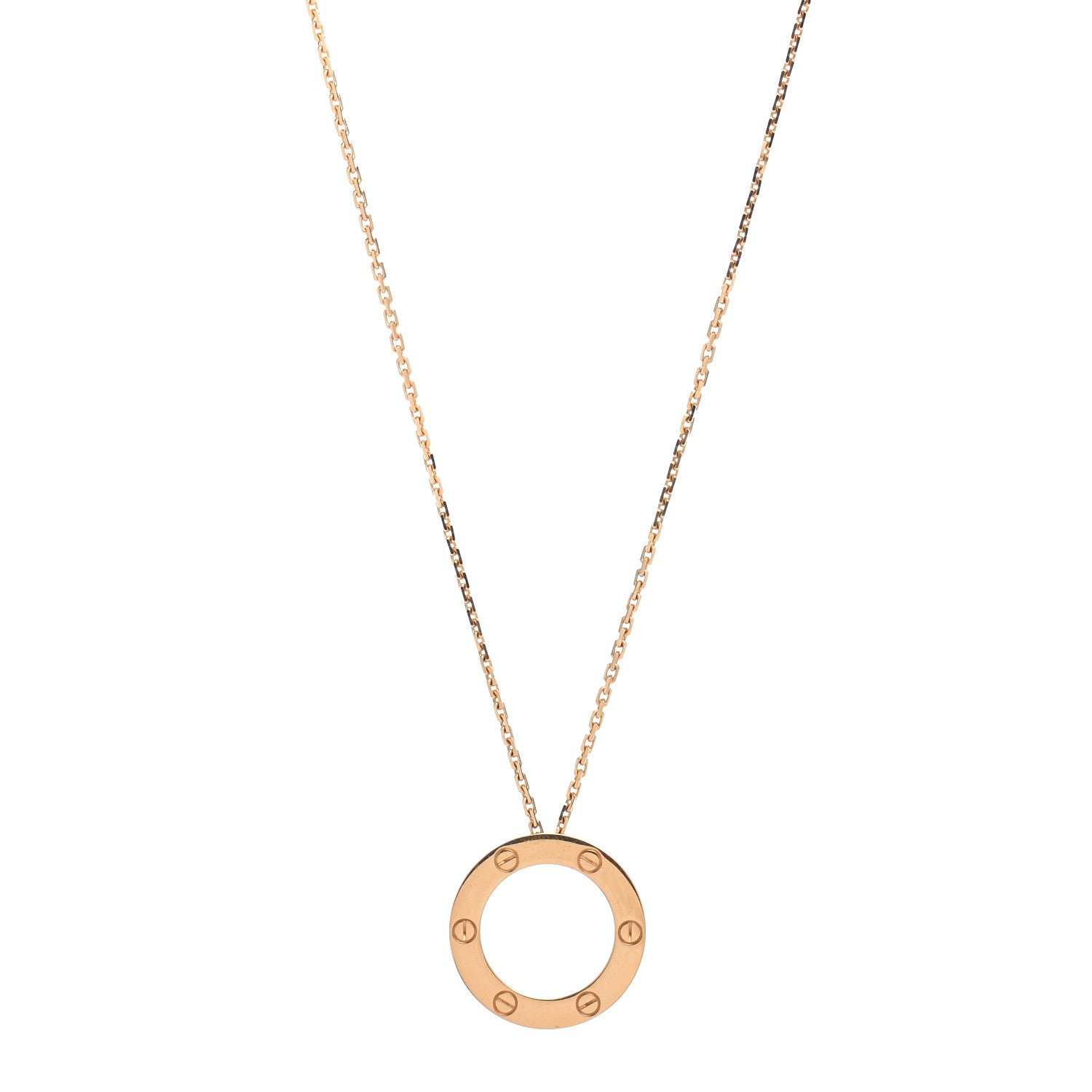 Cartier 18K Yellow Gold LOVE Pendant Necklace 1 of 5