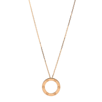 Cartier 18K Yellow Gold LOVE Pendant Necklace 1 of 5