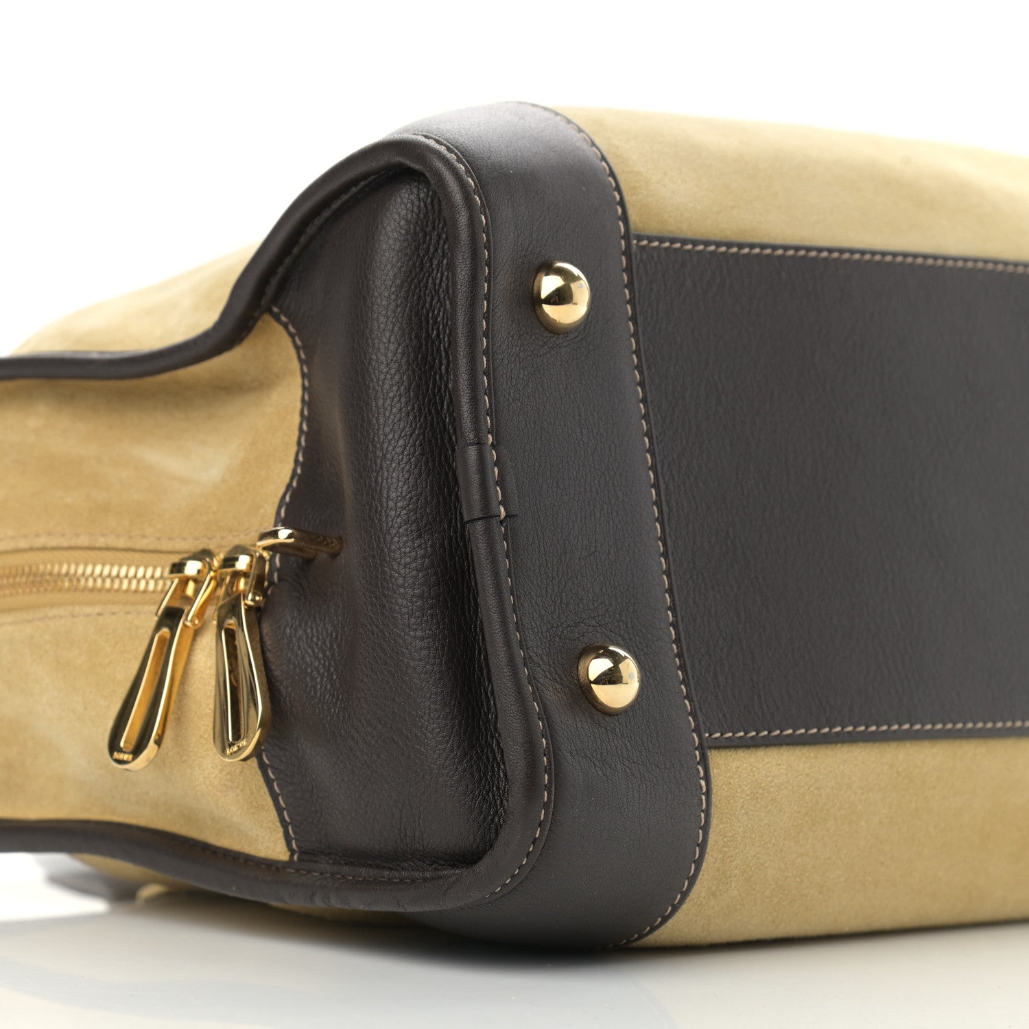 Loewe Suede Calfskin Amazona 36 Gold Brown 8 of 9