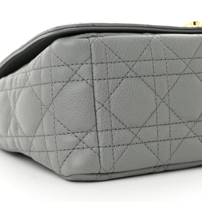 Christian Dior Calfskin Cannage Medium Caro Bag Ethereal Grey 9 of 11