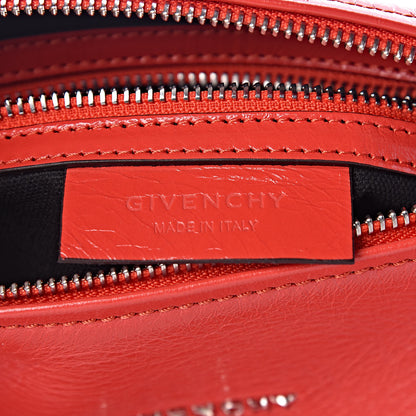 Givenchy Patent Lambskin 4G Mini Pandora Pop Red 6 of 10