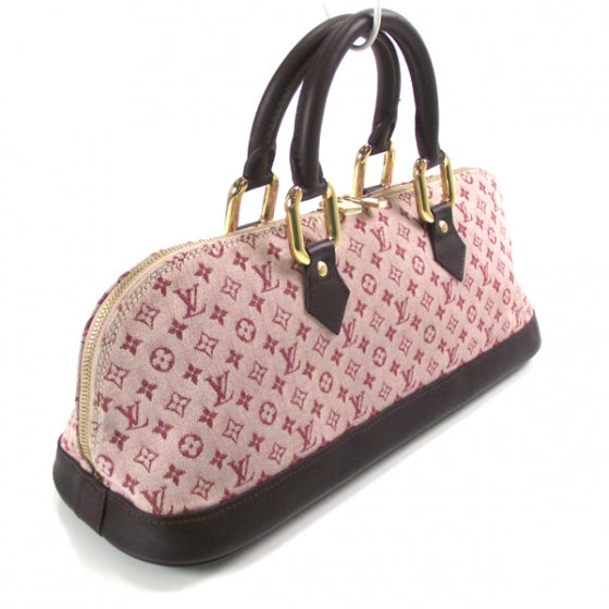 Mini Monogram Alma Long Cherry