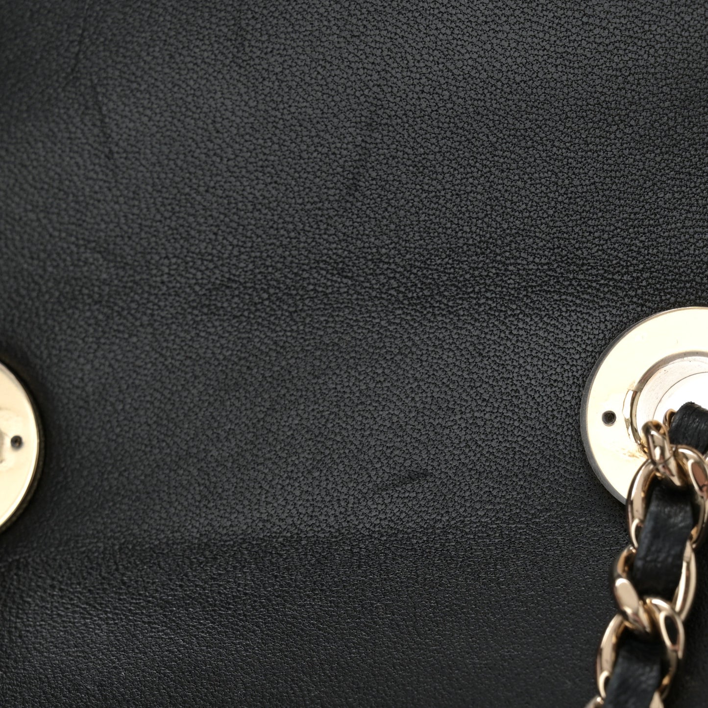 Lambskin Quilted Mini Trendy CC Chain Wallet Black