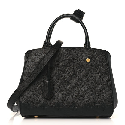 Louis Vuitton Empreinte Montaigne BB Black 1 of 8