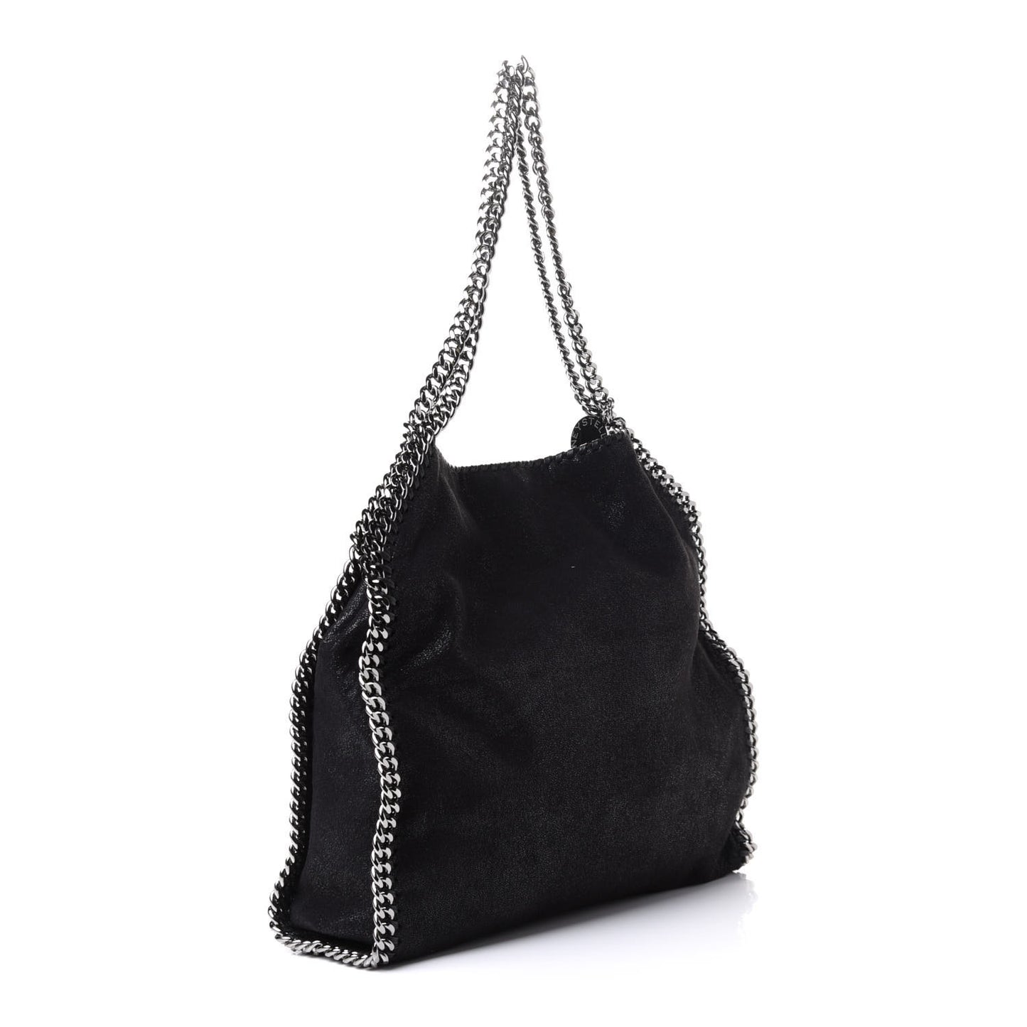 Shaggy Deer Small Falabella Tote Black