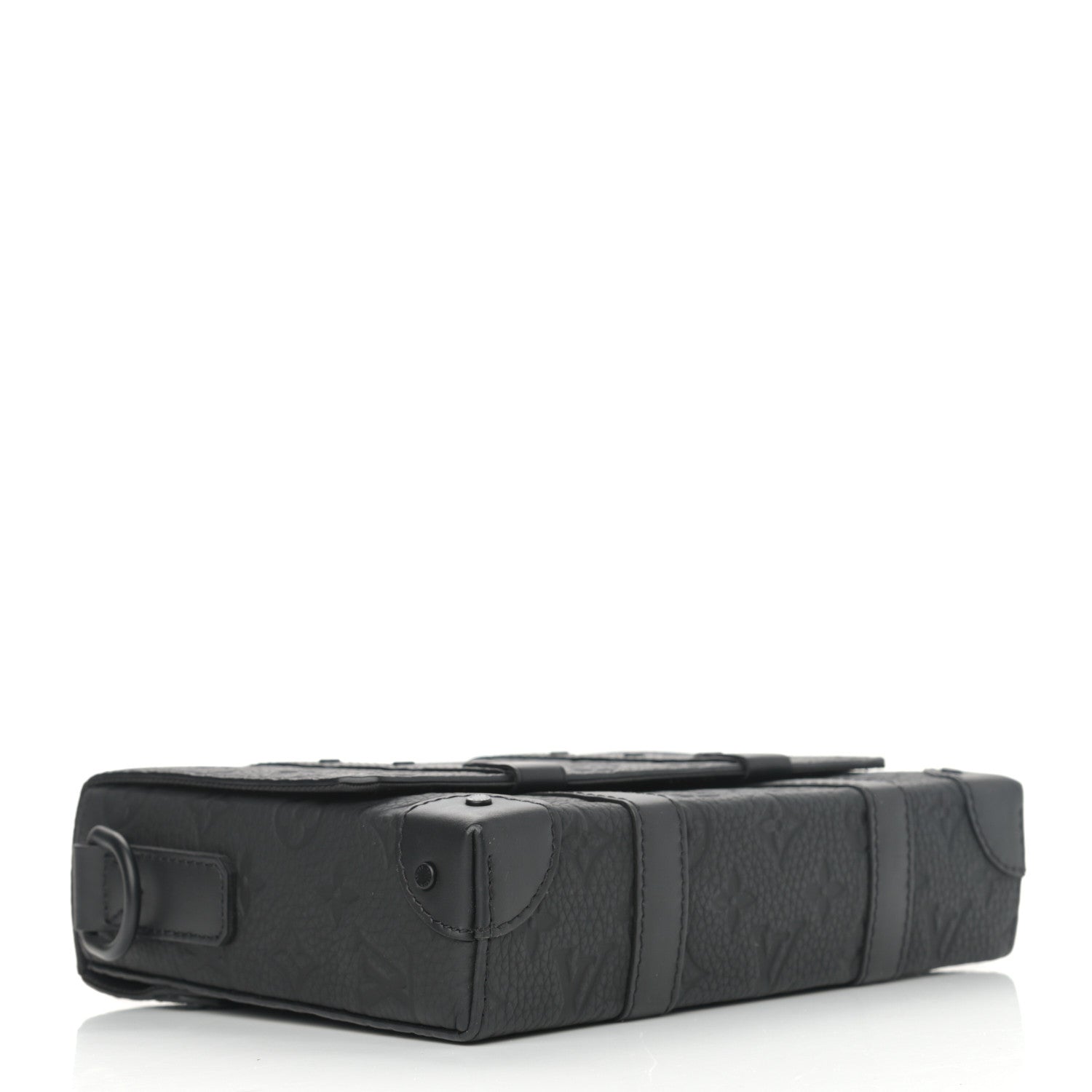 Louis Vuitton Taurillon Monogram Trunk Messenger Black 4 of 11