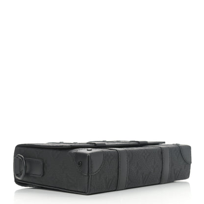 Louis Vuitton Taurillon Monogram Trunk Messenger Black 4 of 11