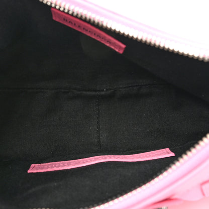 Balenciaga Agneau Arena Le Cagole Chain Shoulder Bag XS Sweet Pink 5 of 9