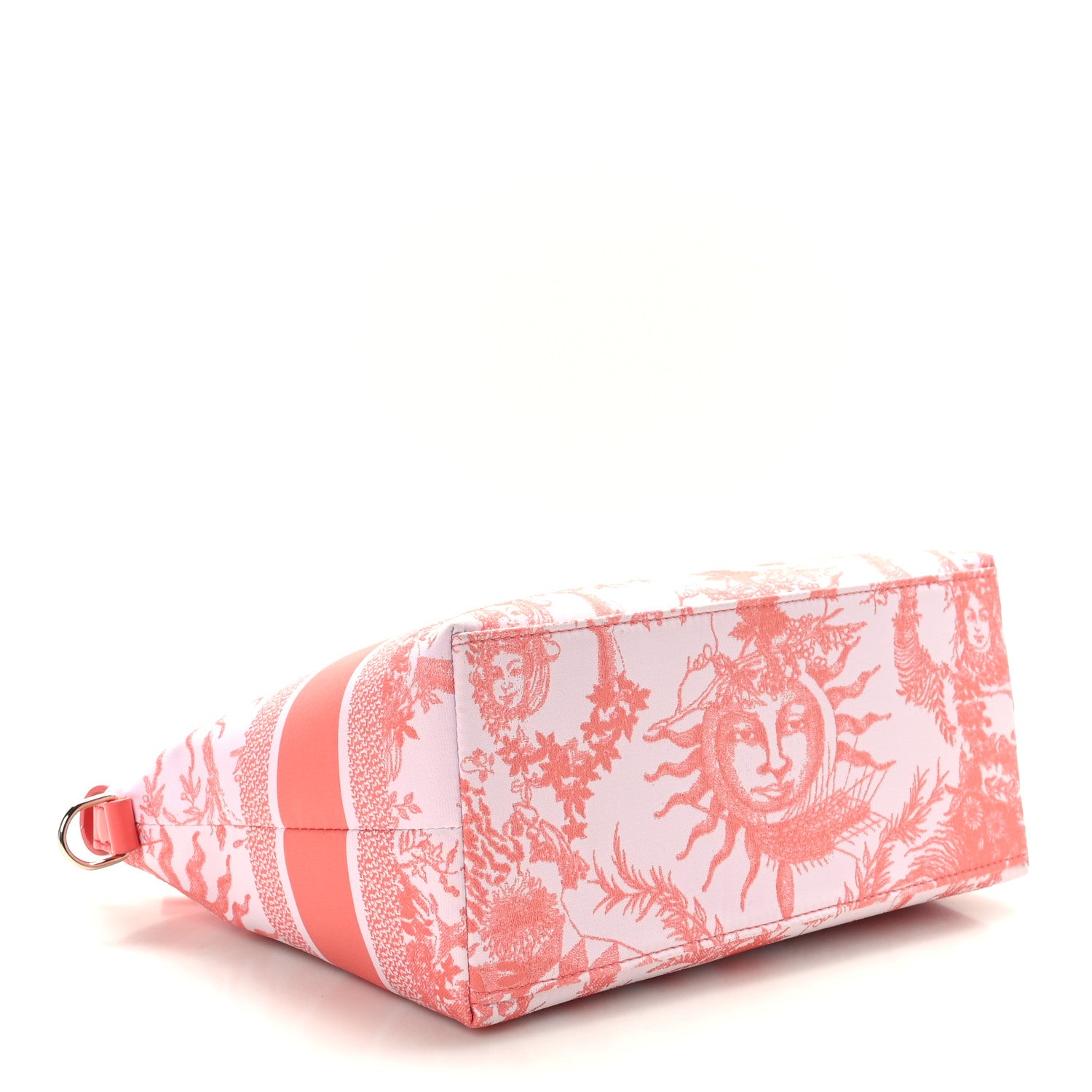 Christian Dior Technical Fabric Toile De Jouy Soleil DiorTravel Nomad Pouch Coral 4 of 10