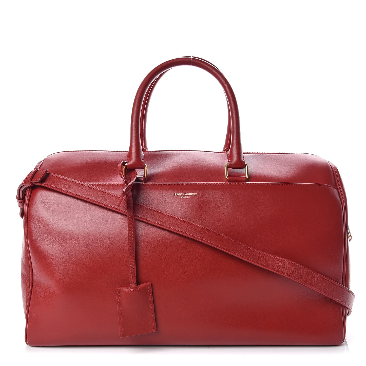 Calfskin Classic Duffle 12 Red