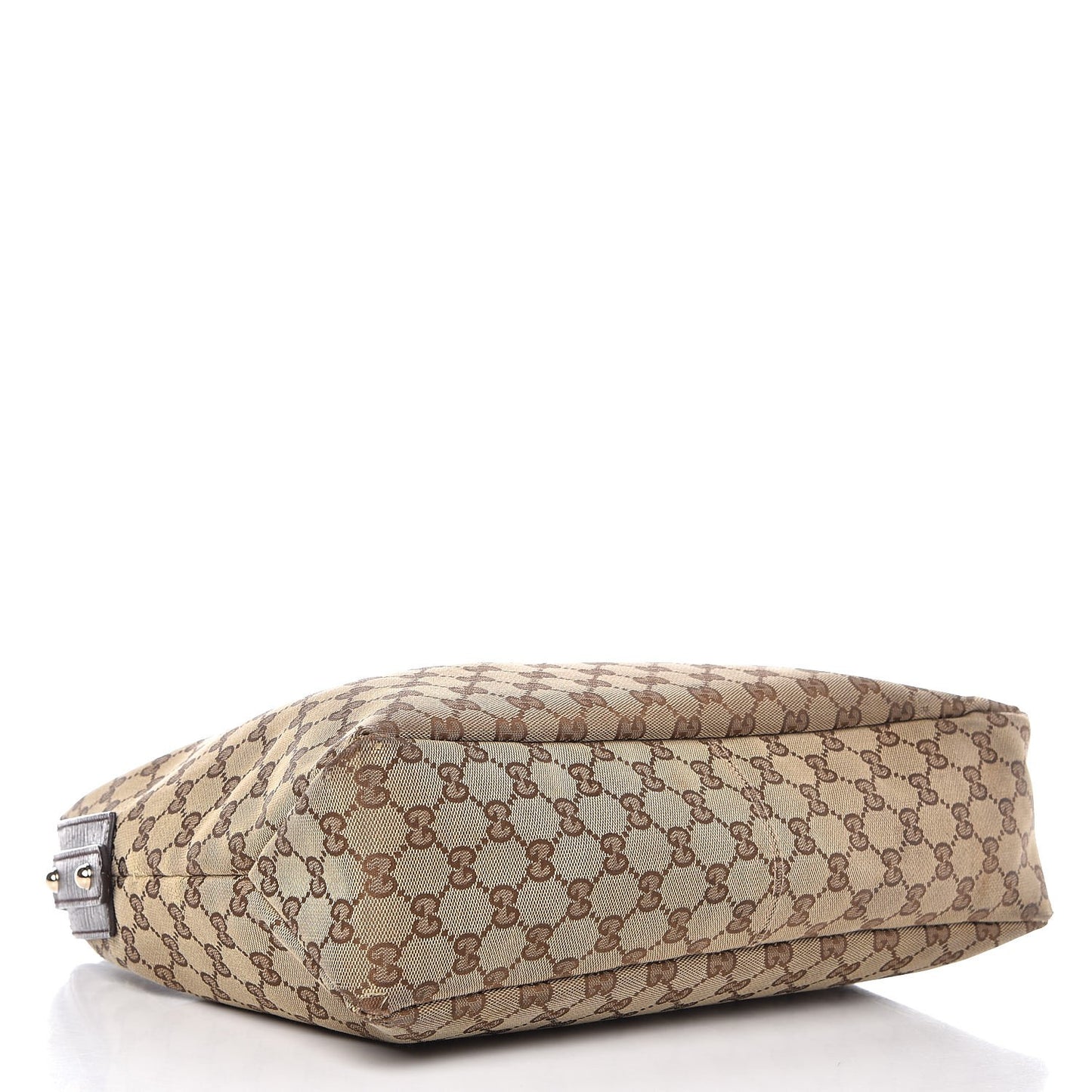 Monogram Medium Horsebit Chain Hobo Dark Brown