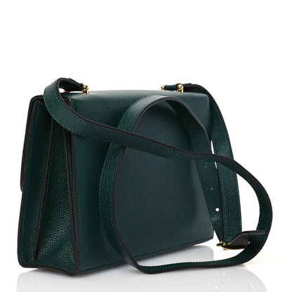 Gucci Grainy Calfskin Small Zumi Shoulder Bag Vintage Green 3 of 15