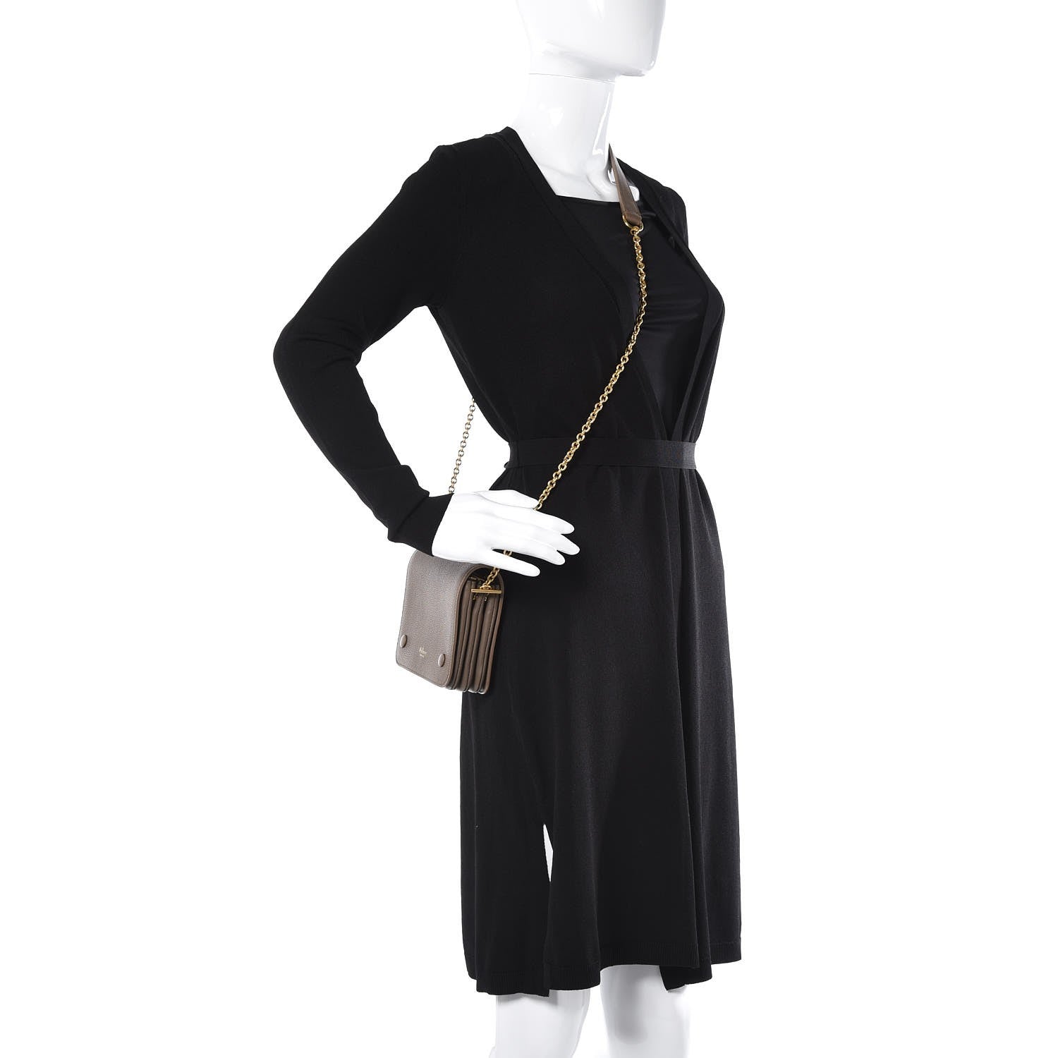 Mulberry Classic Grain Calfskin Small Clifton Flap Clay 2 of 10