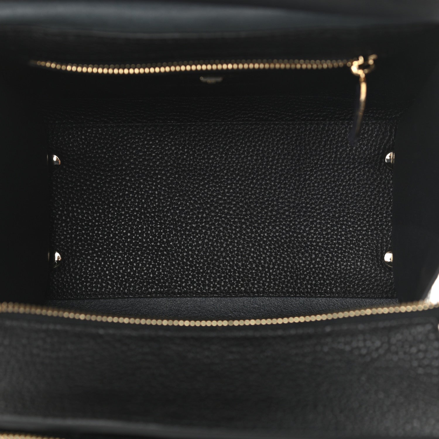 Salvatore Ferragamo Hammered Calfskin Double Handle Small Amy Tote Black 5 of 10