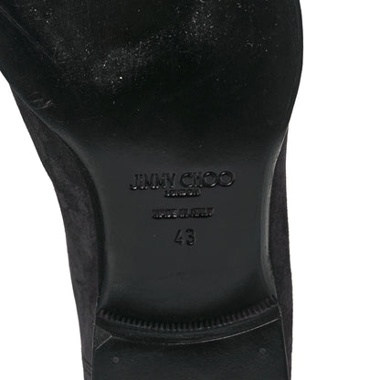 Jimmy Choo Suede Sawyer Chelsea Boots 43 Dark Grey 6 of 6