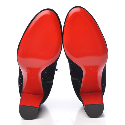 Christian Louboutin Velvet Galactica Moulamax 85 Booties 38 Black 5 of 8