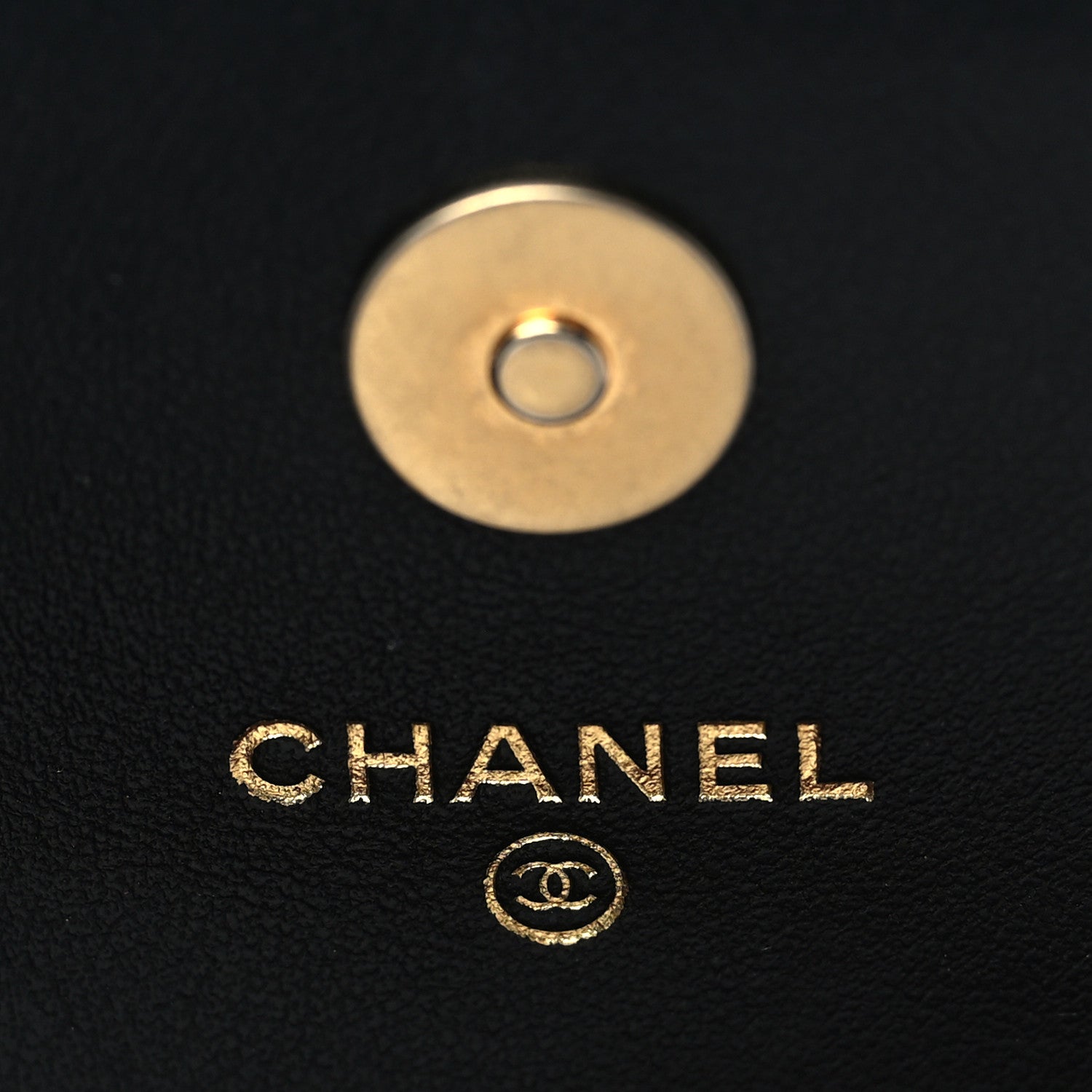 Chanel Lambskin Quilted Chanel 19 Flap Clutch Black 6 of 12