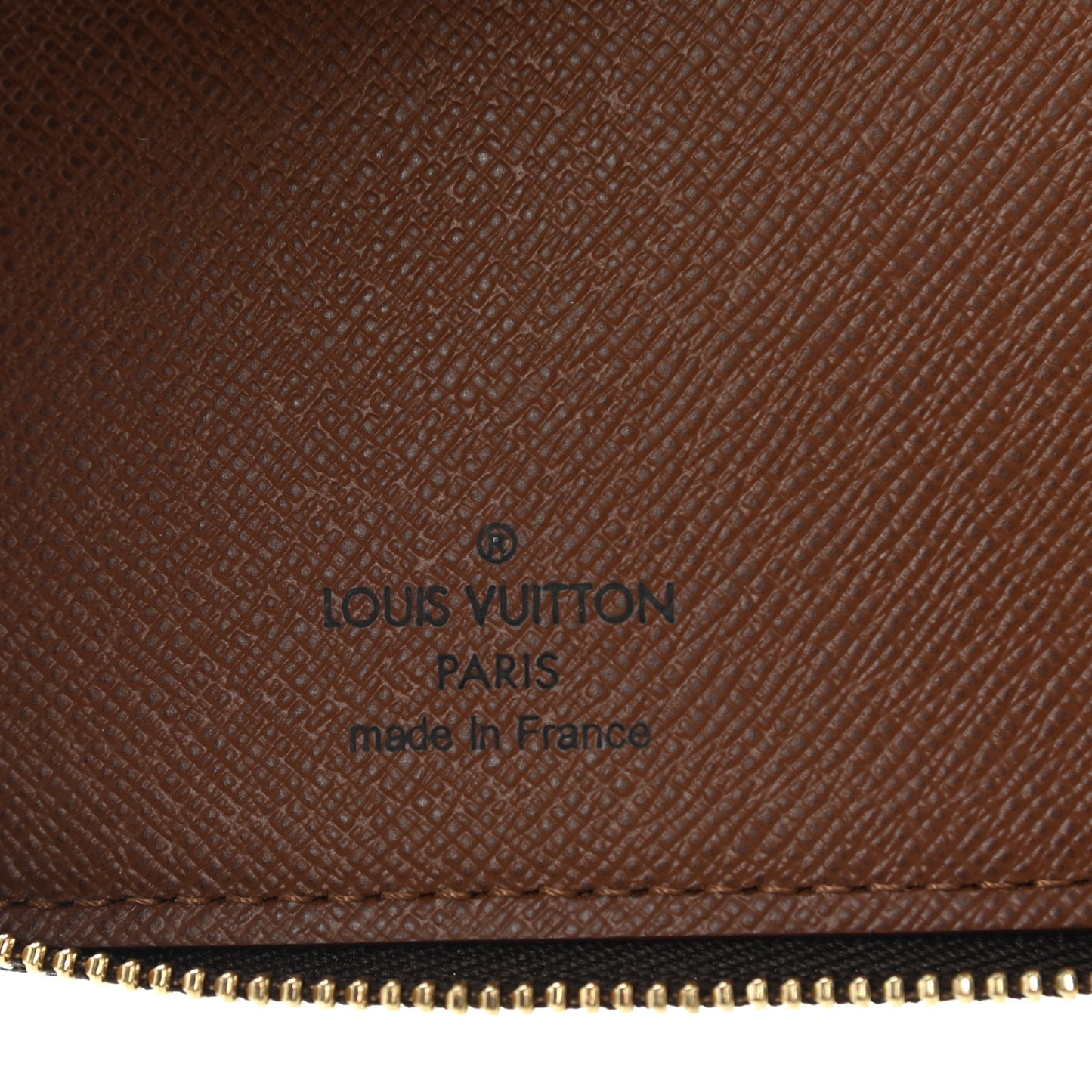 Monogram Zipped Passport Holder Wallet
