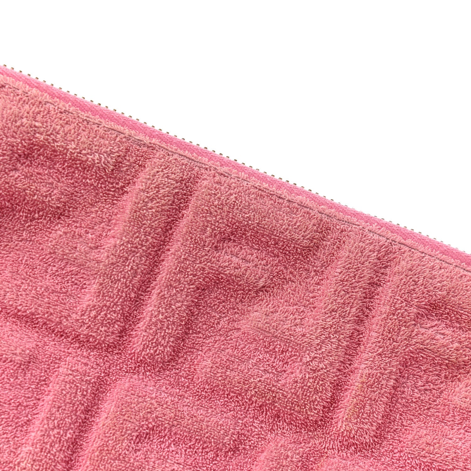 Fendi Terry Cloth Vitello Century Matte FF 1974 Embossed Large Flat Pouch Lollypop 10 of 11