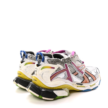 Balenciaga Mesh Rubber Womens Runner Sneakers 39 Multicolor 5 of 8