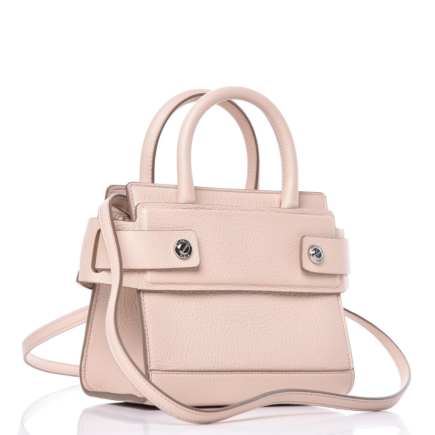 Givenchy Grained Calfskin Nano Horizon Satchel Nude Pink 9 of 12