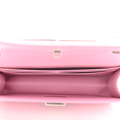 Balenciaga Calfskin Stripe Embossed Gossip Chain Bag XS Candy Pink 5 of 10