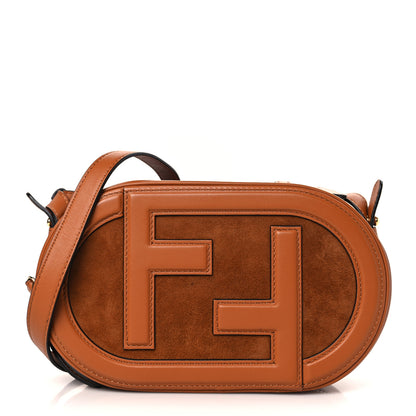 Fendi Vitello Grace Camoscio O'Lock Mini Camera Case Cuoio 1 of 9