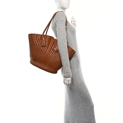 Bottega Veneta Nappa Intrecciato Rete Tote Wood 2 of 11