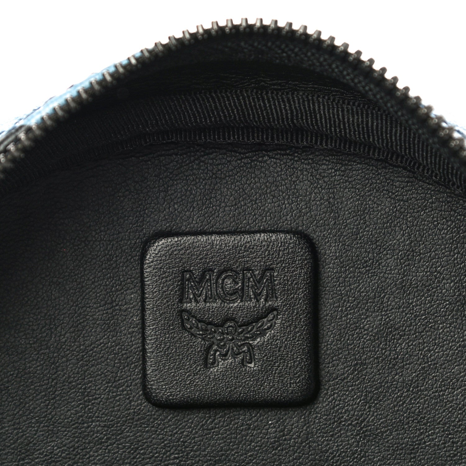 MCM Visetos Side Stud Mini Stark Backpack Blue 7 of 10