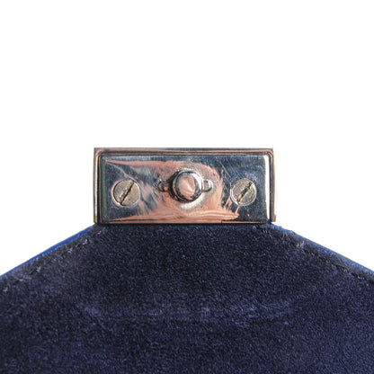 Celine Calfskin Suede Tri-Color Diamond Clutch Red 7 of 11