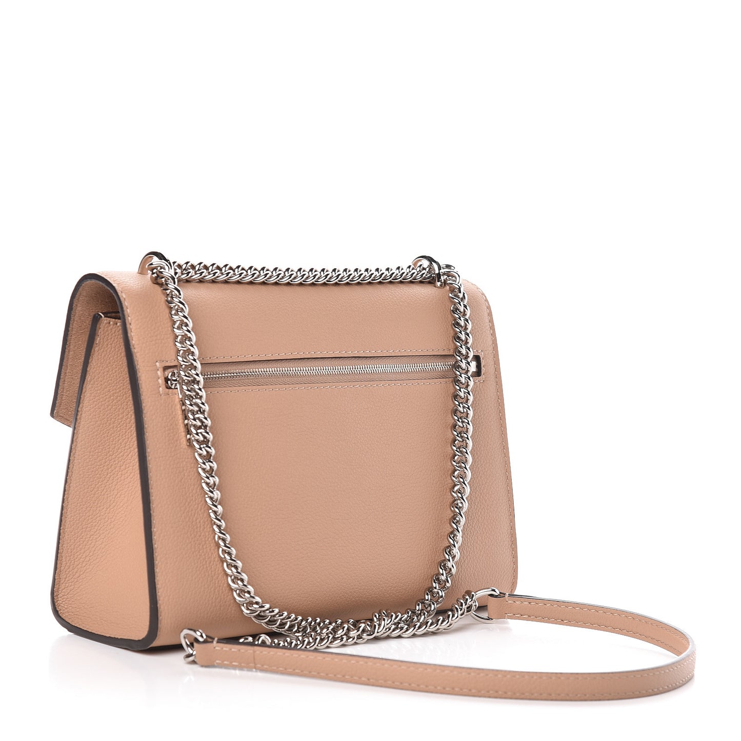Soft Calfskin Mylockme Chain Bag BB Papyrus Creme