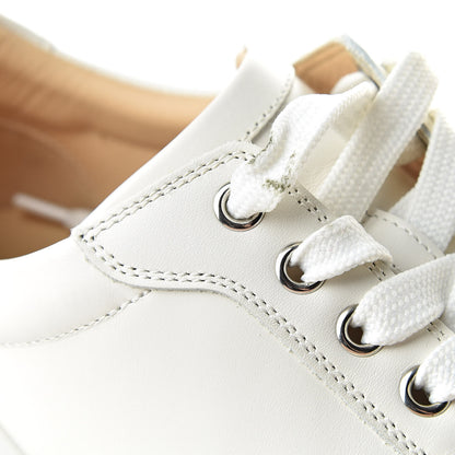 Christian Louboutin Calfskin Spike VRS 2018 Sneakers 39.5 Snow Silver 9 of 12