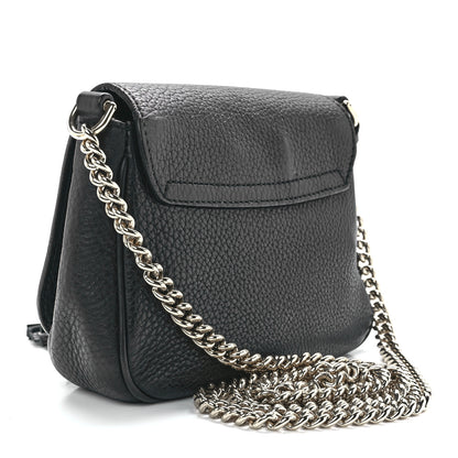 Gucci Pebbled Calfskin Small Soho Flap Crossbody Black 3 of 12