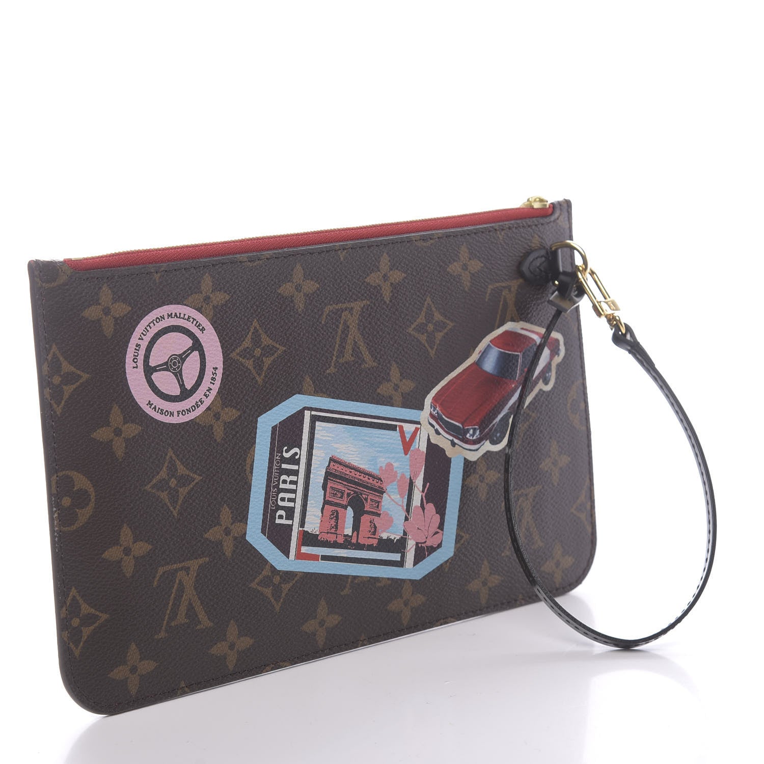 Louis Vuitton Monogram World Tour Neverfull MM GM Pochette 3 of 8