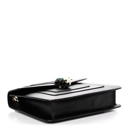 Bulgari Calfskin Serpenti Forever Crossbody Bag Black 4 of 14