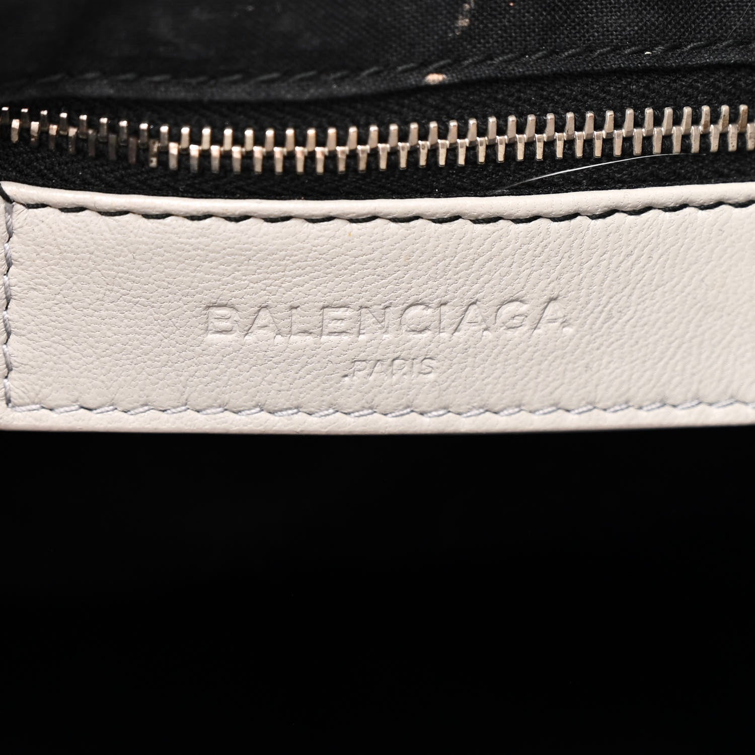 Balenciaga Chevre Silver Metallic Edge Hardware Velo Gris Perle 7 of 17