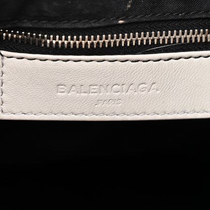 Balenciaga Chevre Silver Metallic Edge Hardware Velo Gris Perle 7 of 17