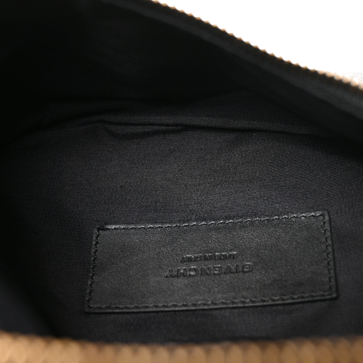 Calfskin Whip Belt Bag Black