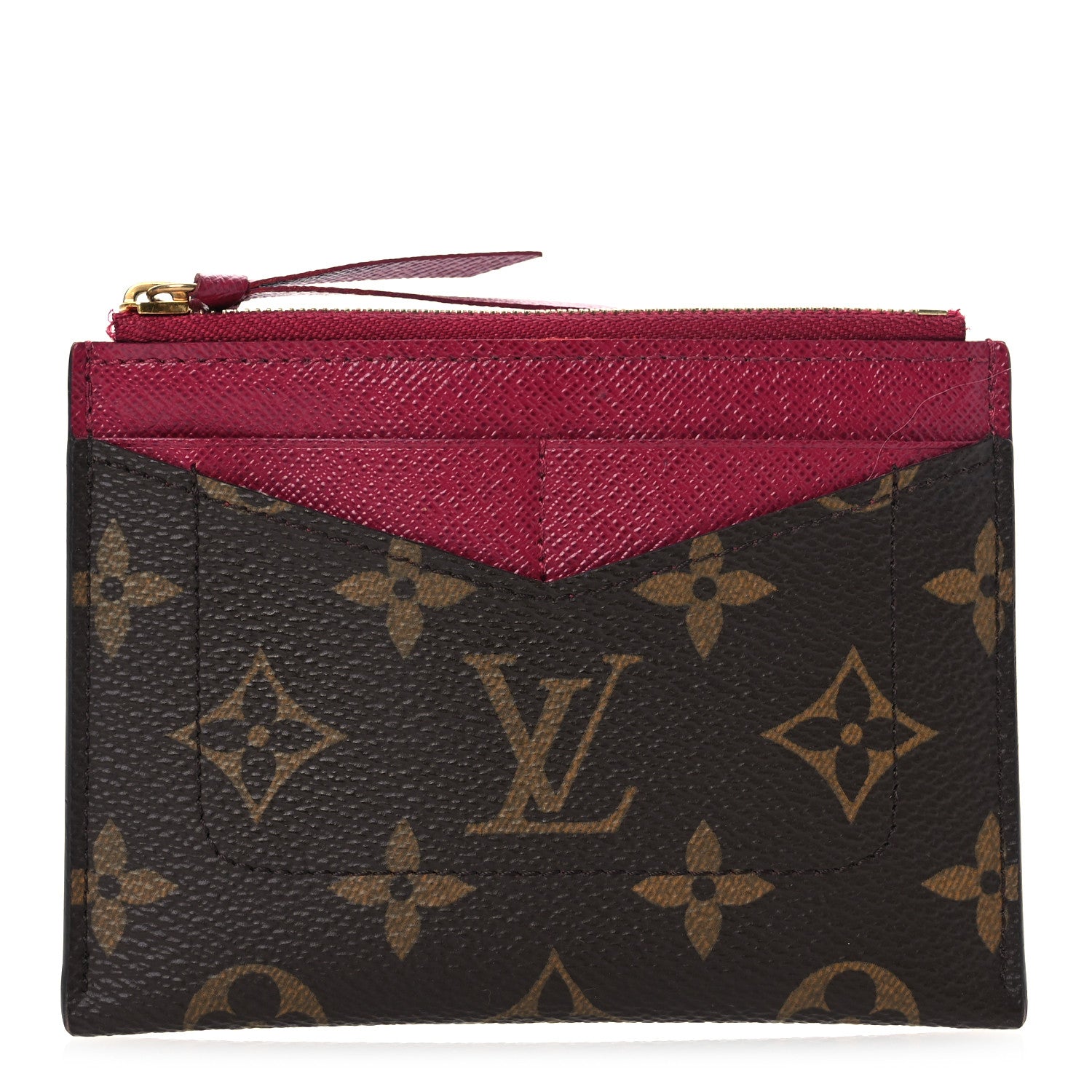Louis Vuitton Monogram Zipped Card Holder Fuchsia 1 of 11