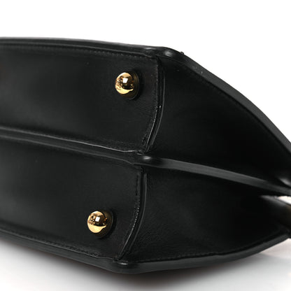 Fendi Shiny Nappa Petite Peekaboo I SEE U Satchel Black 11 of 13