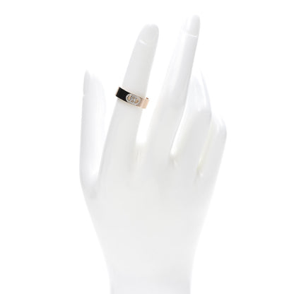 Hermes 18K Rose Gold Diamond PM H D'Ancre Ring 53 6.25 2 of 5