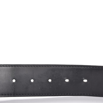 Louis Vuitton Calfskin Jeans Belt 100 40 Black 9 of 11
