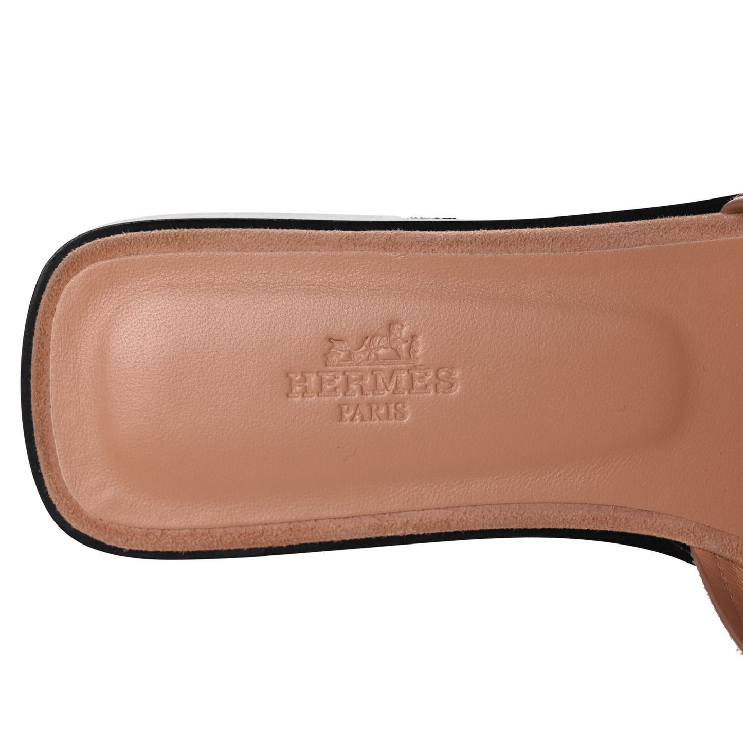 Suede Goatskin Crystal Oran Sandals 38 Rose Aube Nude