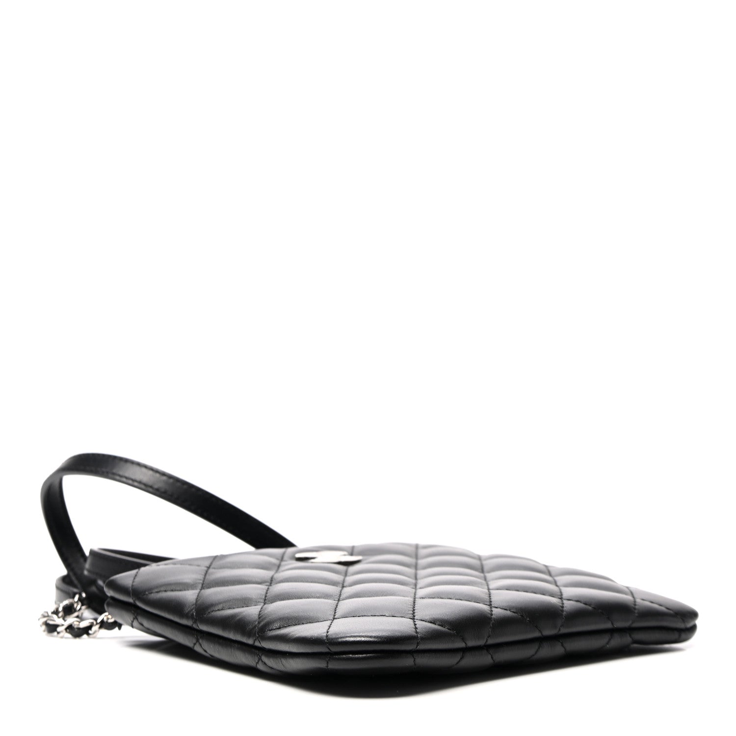 Chanel Lambskin Quilted Crossbody Bag Black 4 of 12